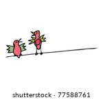 Drawing of a bird