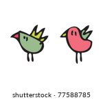 Drawing of a bird