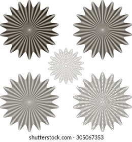 Drawing of black and white watermark 