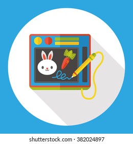 drawing board flat icon