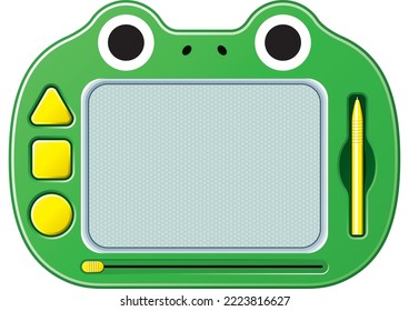 Drawing board frame for children's graffiti Cute frog character