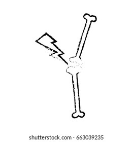 drawing bone human pain anatomical