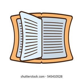 drawing book read learning school vector illustration eps 10