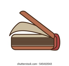 drawing books library learn school vector illustration eps 10