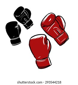 Drawing Of Boxing Gloves