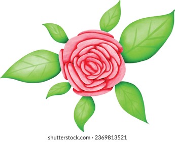 Drawing Branch Of flower to Vector