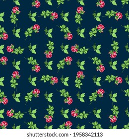 Ramas de dibujo con rosas de flores, florecimiento en colores rosados, patrón sin costura floral, vector de fondo abstracto natural. Ilustración botánica de línea de diseño gráfico. Papel azul de moda
