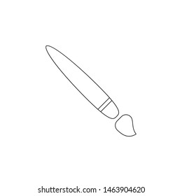 drawing brush icon. Element of web for mobile concept and web apps icon. Outline, thin line icon for website design and development, app development