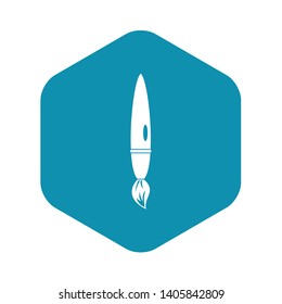 Drawing brush icon. Simple illustration of drawing brush vector icon for web