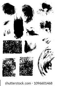Drawing with a brush, sponge, textile. Gouache. Prints for your design. Background, texture, frame for text