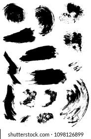 Drawing with a brush, sponge, textile. Gouache. Prints for your design. Background, texture, frame for text. Creative design