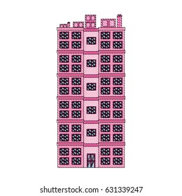 drawing building residential apartment structure image