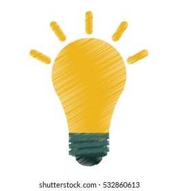 drawing bulb idea innovation creative
