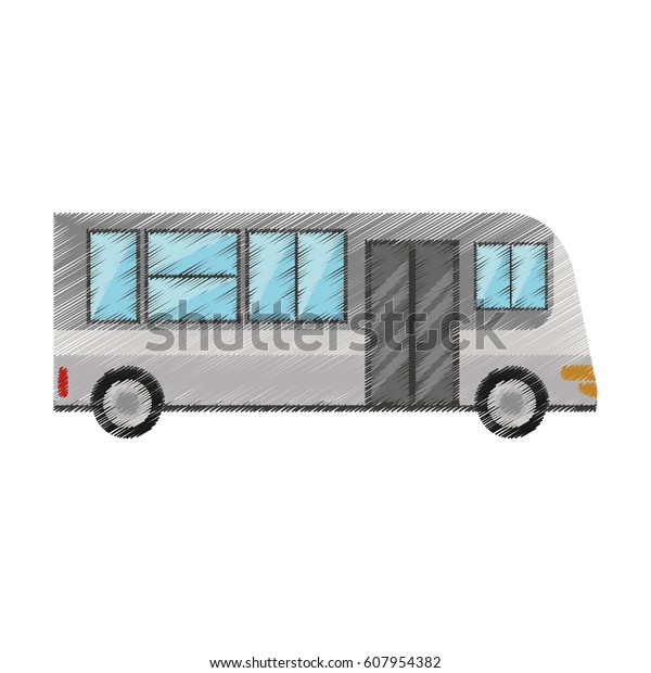 drawing bus transport urban
public