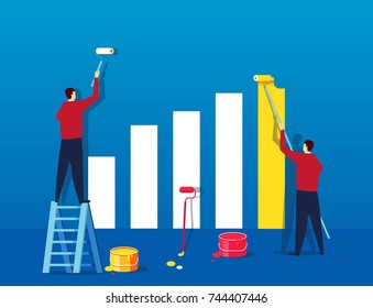 Drawing business charts