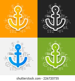 Drawing business formulas: anchor