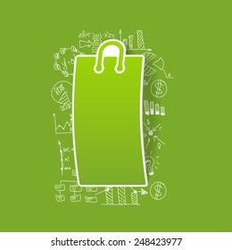 Drawing business formulas: bag