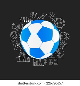 Drawing business formulas: ball