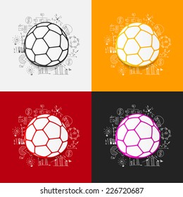 Drawing business formulas: ball