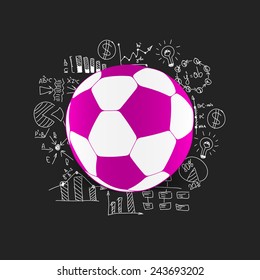 Drawing business formulas: ball