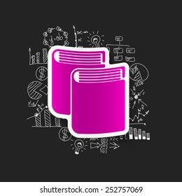 Drawing business formulas: book