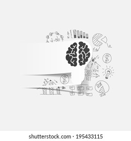 Drawing business formulas: brain