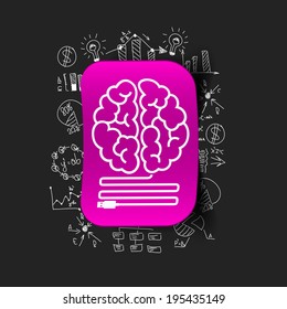 Drawing business formulas: brain
