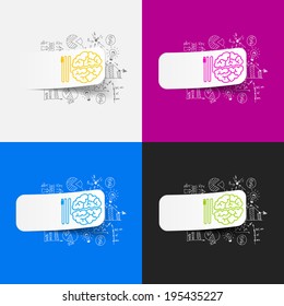 Drawing business formulas: brain