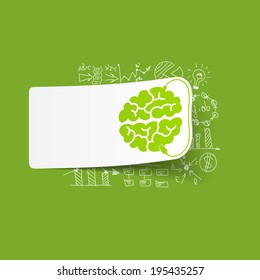 Drawing business formulas: brain