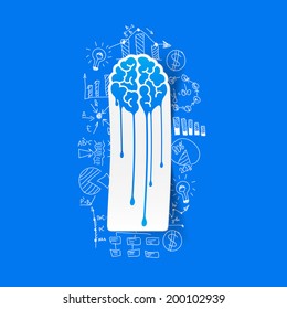 Drawing business formulas: brain