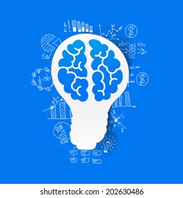 Drawing business formulas: brain