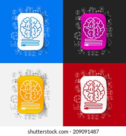 Drawing business formulas: brain