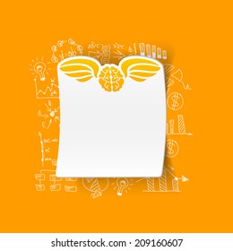 Drawing business formulas: brain