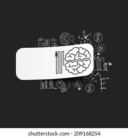 Drawing business formulas: brain