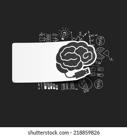 Drawing business formulas: brain