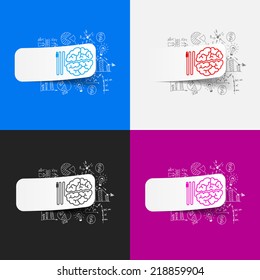 Drawing business formulas: brain