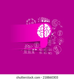 Drawing business formulas: brain