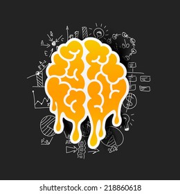 Drawing business formulas: brain