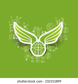 Drawing business formulas: brain