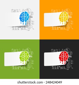 Drawing business formulas: brain