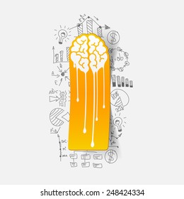 Drawing business formulas: brain