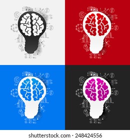 Drawing business formulas: brain