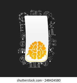 Drawing business formulas: brain