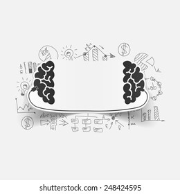 Drawing business formulas: brain