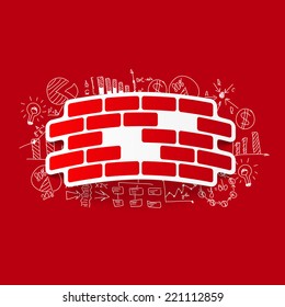 Drawing business formulas: brick