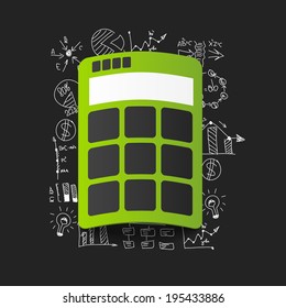 Drawing business formulas: calculator
