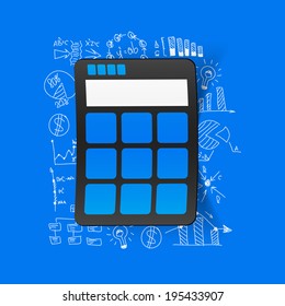 Drawing business formulas: calculator