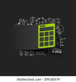 Drawing business formulas: calculator