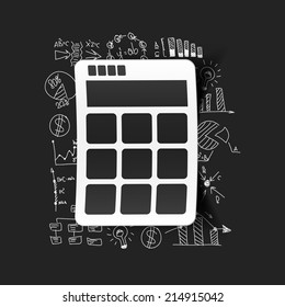 Drawing business formulas: calculator