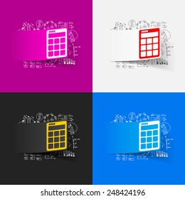 Drawing business formulas: calculator